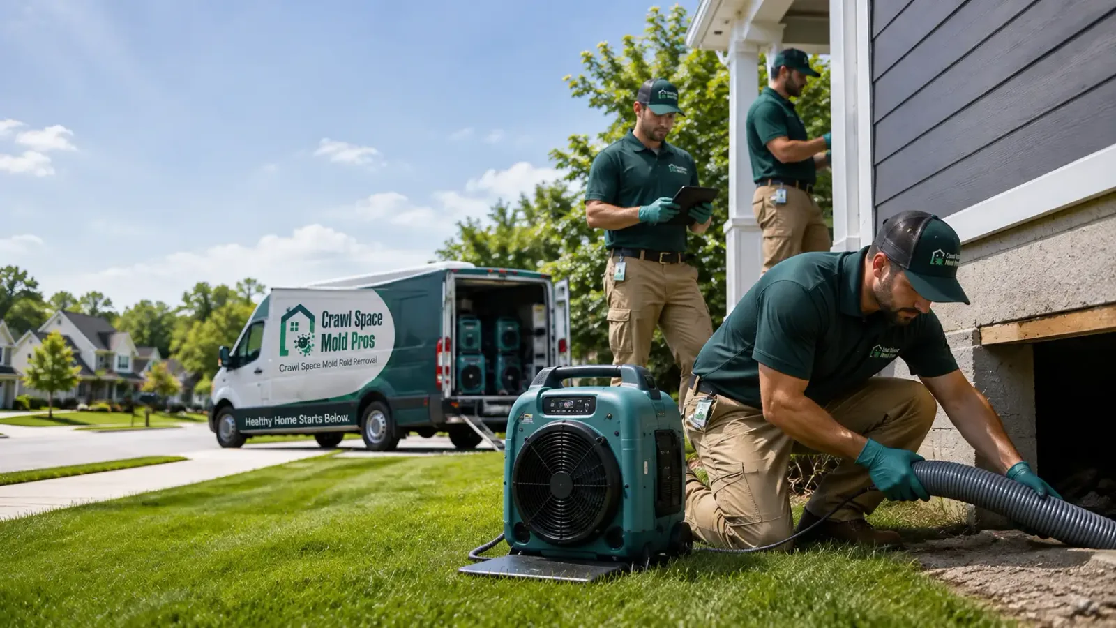 Crawl Space Mold Removal in Rockville, NE